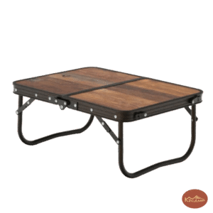 میز کمپینگ تاشو نیچرهایک مدل NH20JJ028 ،با رنگ قهوه‌ای پررنگ و سایز کوچک