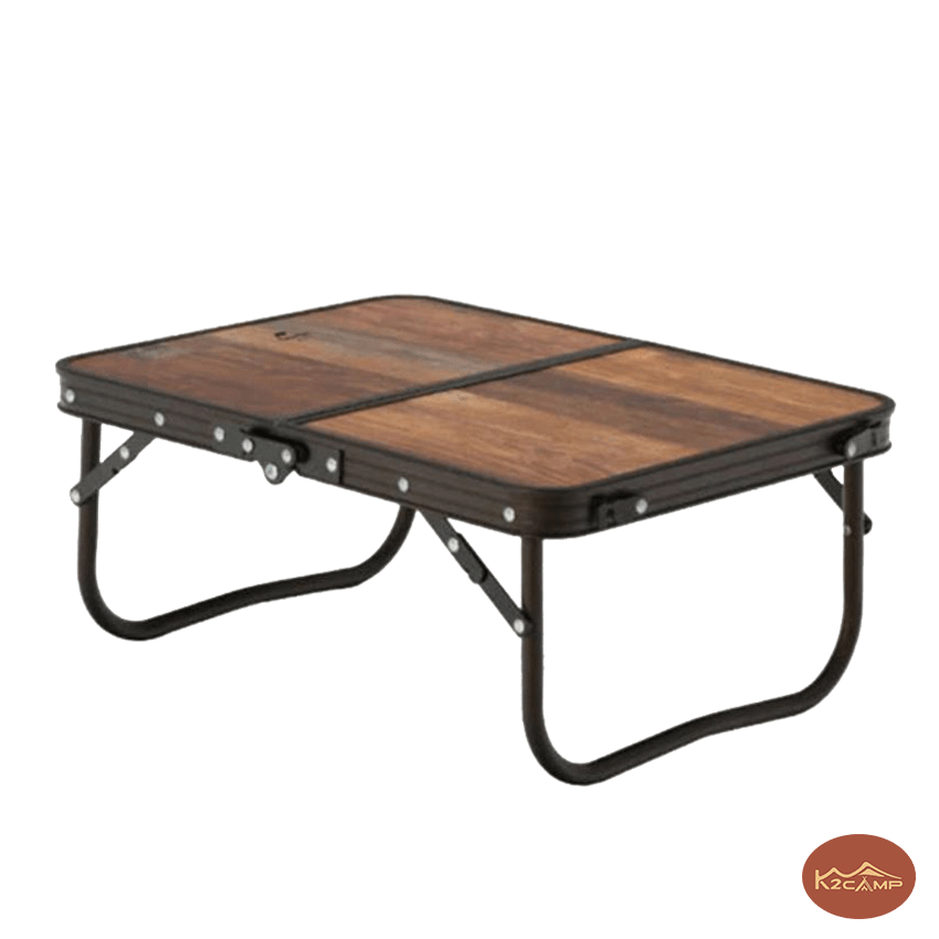 میز کمپینگ تاشو نیچرهایک مدل NH20JJ028 ،با رنگ قهوه‌ای پررنگ و سایز کوچک