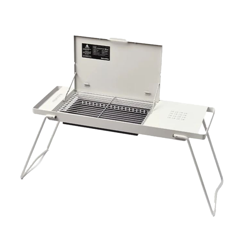 1-Naturehike-charcoal-stove-model-CNK2450CF014 اجاق زغالی نیچرهایک مدل CNK2450CF014، در حالت باز شده