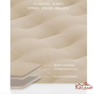 جنس رویه تشک بادی دو نفره کینگ هایک مدل HK011 از Flocking PVC 0.2 mm