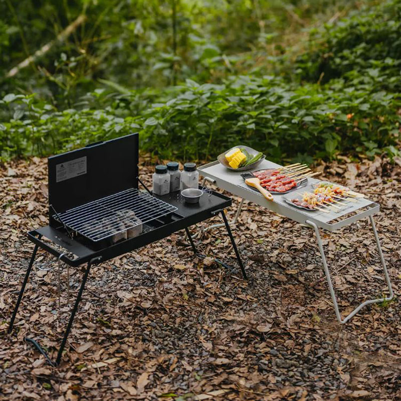 4-Naturehike-charcoal-stove-model-CNK2450CF014 اجاق زغالی نیچرهایک مدل CNK2450CF014، در دو رنگ مشکی و سفید