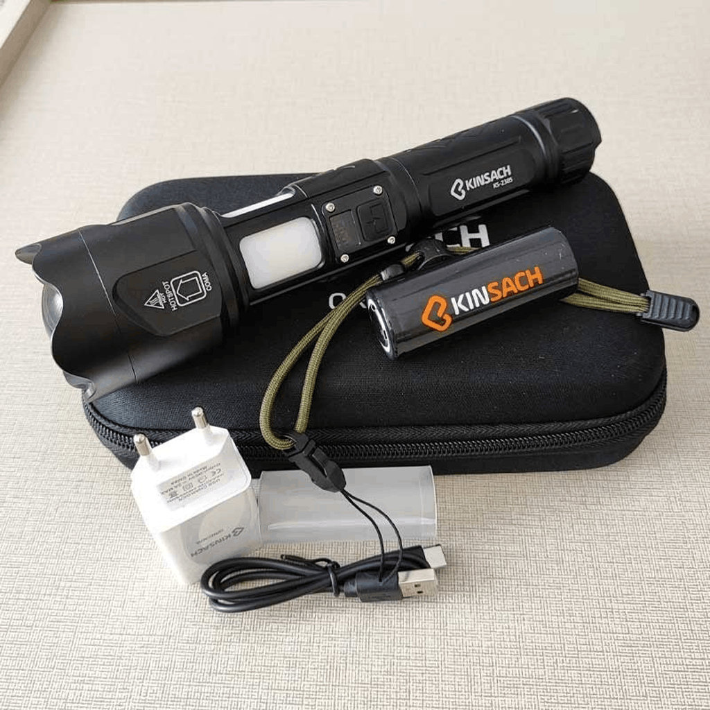 شکل ظاهری چراغ قوه کینساچ مدل KS-2305
