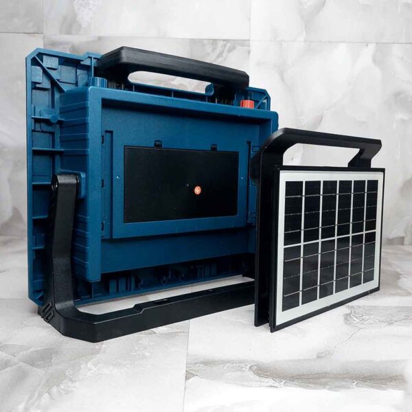 چراغ پروژکتور شارژی خورشیدی 400 وات مدل W8109-2
